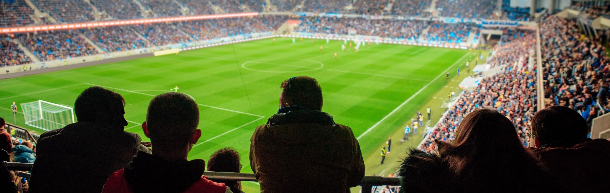 Image of spectators at a football match