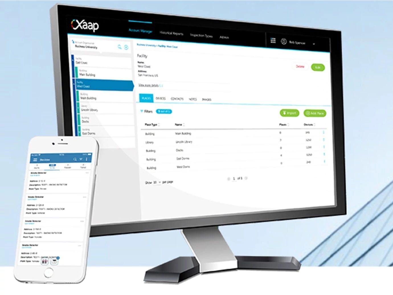 Connected fire Xaap product